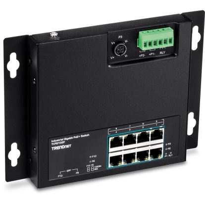Trendnet TI-PG102F network switch Gigabit Ethernet (10/100/1000) Power over Ethernet (PoE) Black1