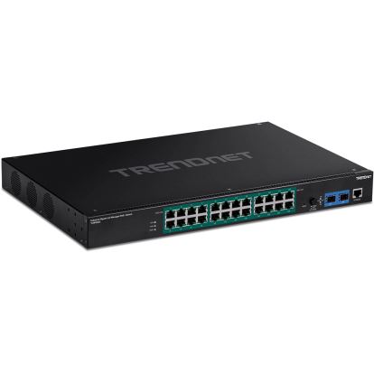 Trendnet TI-RP262i Managed Gigabit Ethernet (10/100/1000) Power over Ethernet (PoE) 1U Black1