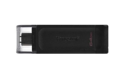 Kingston Technology DataTraveler 70 USB flash drive 64 GB USB Type-C 3.2 Gen 1 (3.1 Gen 1) Black1