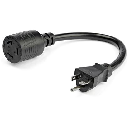 StarTech.com PAC520PLR1 power cable Black 11.8" (0.3 m) NEMA L5-20P NEMA L5-20R1