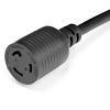 StarTech.com PAC520PLR1 power cable Black 11.8" (0.3 m) NEMA L5-20P NEMA L5-20R2