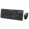 Adesso WKB-1320CB keyboard Mouse included RF Wireless QWERTY Black2