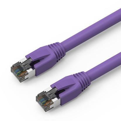 Axiom C8SBSFTP-P1-AX networking cable Purple 11.8" (0.3 m) Cat8 SF/UTP (S-FTP)1