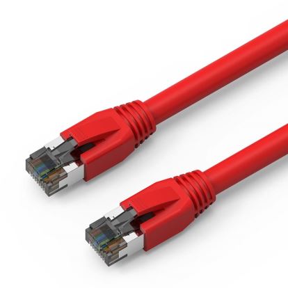 Axiom C8SBSFTP-R1-AX networking cable Red 11.8" (0.3 m) Cat8 SF/UTP (S-FTP)1