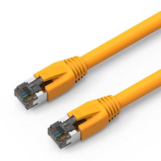 Axiom C8SBSFTP-Y1-AX networking cable Yellow 11.8" (0.3 m) Cat8 SF/UTP (S-FTP)1