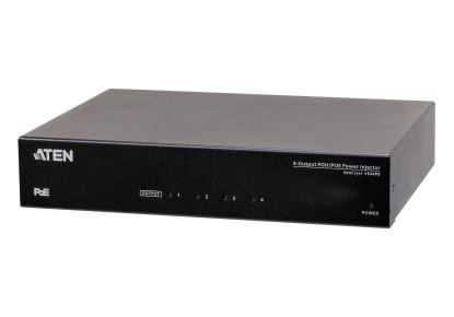 ATEN VE44PB network extender Network transmitter & receiver Black1