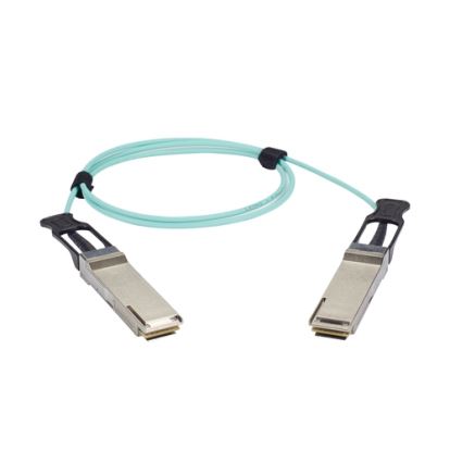 Black Box QSFP-H40G-AOC15M-BB fiber optic cable 590.6" (15 m) QSFP+ OM3 Aqua color1