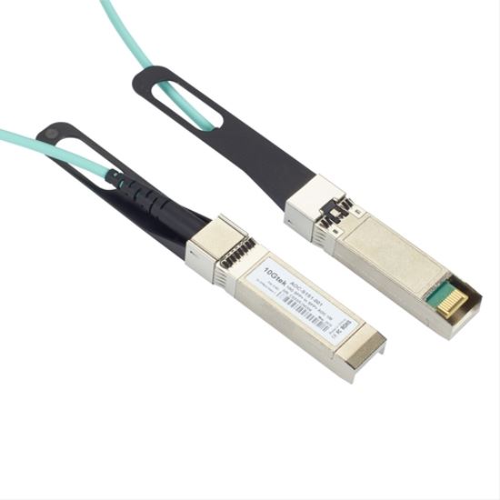 Black Box SFP-10G-AOC10M-BB fiber optic cable 393.7" (10 m) SFP+ OM3 Aqua color1