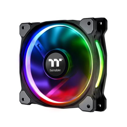 Thermaltake Riing Plus 12 RGB Radiator Fan TT Premium Edition Universal 4.72" (12 cm) Black 1 pc(s)1