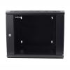 Weltron 90-4090WMEN-9U rack cabinet Wall mounted rack Black1