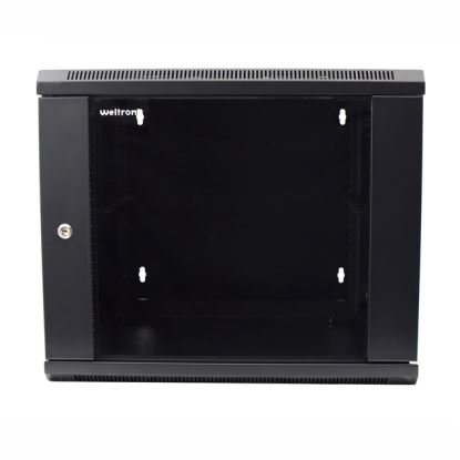 Weltron 90-4090WMEN-9U rack cabinet Wall mounted rack Black1