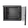 Weltron 90-4090WMEN-9U rack cabinet Wall mounted rack Black3