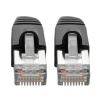 Tripp Lite N262-002-BK networking cable Black 24" (0.61 m) Cat6a S/UTP (STP)3