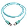 Tripp Lite N262-006-AQ networking cable Aqua color 72" (1.83 m) Cat6a S/UTP (STP)2