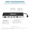 Tripp Lite U442-DOCK16-B notebook dock/port replicator Wired USB 3.2 Gen 1 (3.1 Gen 1) Type-C Gray2