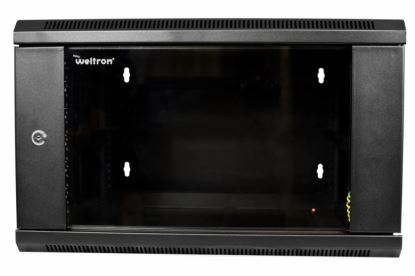 Weltron 90-4090WMEN-6U rack cabinet Wall mounted rack Black1