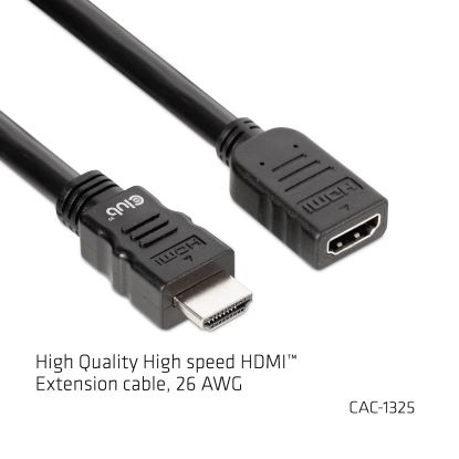 CLUB3D CAC-1325 HDMI cable 196.9" (5 m) HDMI Type A (Standard) Black1