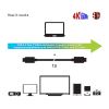 CLUB3D USB3.2 G2 TYPE-C ACT. OPT. A/V M/M 20M USB cable 787.4" (20 m) USB 3.2 Gen 2 (3.1 Gen 2) USB C Black5