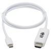 Tripp Lite U444-003-HWE video cable adapter 35.8" (0.91 m) USB Type-C HDMI Type A (Standard) White2