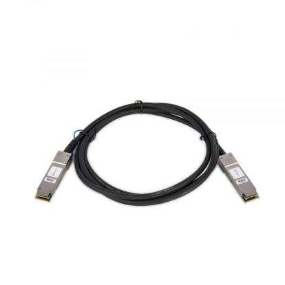 eNet Components QFX-QSFP-DAC-0.5M-ENC fiber optic cable 19.7" (0.5 m) QSFP+ Black1