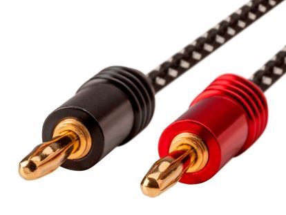 Monoprice 34309 audio cable 118.1" (3 m) Banana Black1