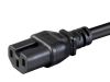 Monoprice 40069 power cable Black 71.7" (1.82 m) NEMA 5-15P C15 coupler4