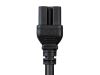 Monoprice 40069 power cable Black 71.7" (1.82 m) NEMA 5-15P C15 coupler6