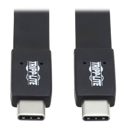 Tripp Lite U420-003-G2-FL USB cable 35.8" (0.91 m) USB 3.2 Gen 2 (3.1 Gen 2) USB C Black1