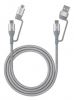 Manhattan 390606 USB cable 39.4" (1 m) USB 2.0 USB C Gray5