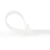 StarTech.com CBMZTRB10 cable tie Releasable cable tie Nylon, Plastic White 100 pc(s)4