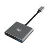 Adesso AUH-4010 interface hub USB 3.2 Gen 1 (3.1 Gen 1) Type-C Gray3