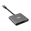 Adesso AUH-4010 interface hub USB 3.2 Gen 1 (3.1 Gen 1) Type-C Gray6