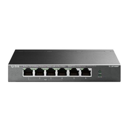 TP-Link TL-SF1006P network switch Unmanaged Fast Ethernet (10/100) Power over Ethernet (PoE) Black1