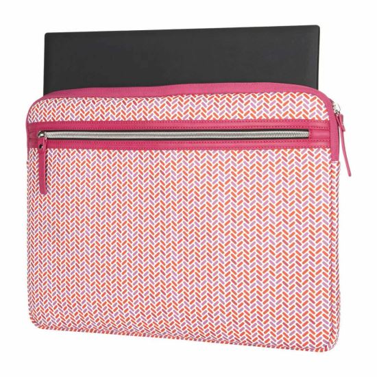 Targus Herringbone notebook case 14" Sleeve case Pink1