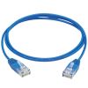 Tripp Lite N200-UR03-BL networking cable Blue 35.4" (0.9 m) Cat6 U/UTP (UTP)2