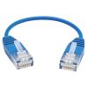 Tripp Lite N261-UR6N-BL networking cable Blue 7.87" (0.2 m) Cat6a U/UTP (UTP)2