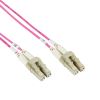 Black Box Connect fiber optic cable 39.4" (1 m) LC OM4 Violet2