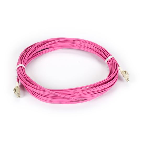 Black Box Connect fiber optic cable 590.6" (15 m) LC OM4 Violet1