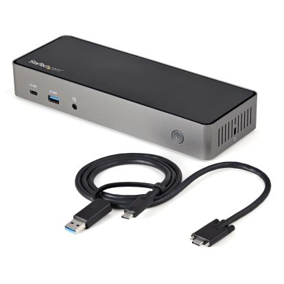 StarTech.com DK31C3HDPD notebook dock/port replicator Wired USB 3.2 Gen 2 (3.1 Gen 2) Type-C Black, Gray1