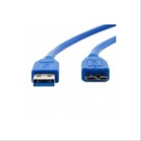 Unirise USB3-ABM-10F USB cable 122" (3.1 m) USB 3.2 Gen 1 (3.1 Gen 1) USB A Micro-USB B Blue1