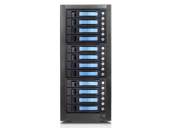 iStarUSA JAGE9BT12HDBL disk array Tower Black, Blue1