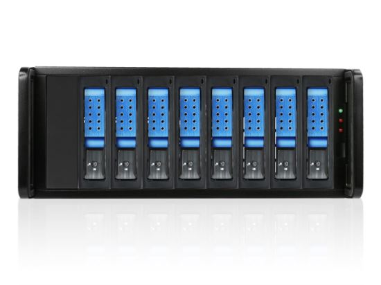 iStarUSA JAGE480HDBL-DE disk array Rack (4U) Black, Blue1