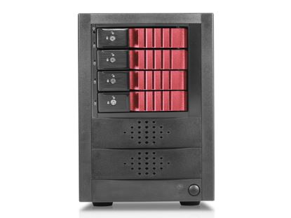 iStarUSA JAGE5BT4HDRD-DE storage drive enclosure HDD enclosure Black, Red 3.5"1