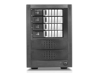 iStarUSA JAGE5BT4HDSL-DE storage drive enclosure HDD enclosure Black, Silver 3.5"1