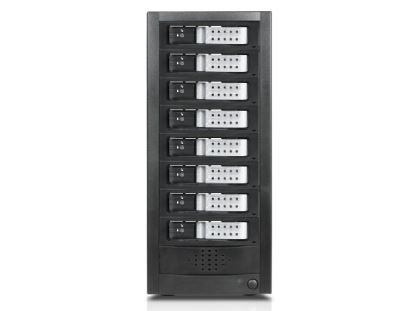 iStarUSA JAGE9BT8HDSL-DE disk array Tower Black, Silver1