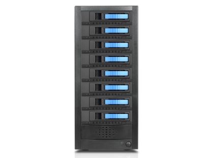 iStarUSA JAGE9BT8HDBL-M1 disk array Tower Black, Blue1