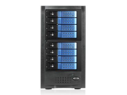 iStarUSA JAGE6BT8HDBL-DE disk array Desktop Black, Blue1