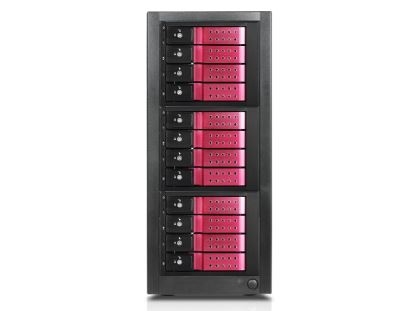 iStarUSA JAGE9BT12HDRD-DE disk array Tower Black, Red1