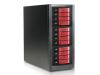 iStarUSA JAGE9BT12HDRD-DE disk array Tower Black, Red2