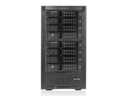 iStarUSA JAGE6BT8HDBK-DE-P disk array Tower Black1